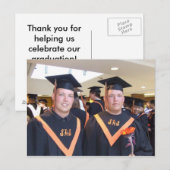 卒業ありがとう ポストカード (正面/裏面)