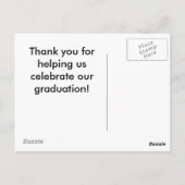 卒業ありがとう ポストカード (裏面)