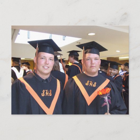 卒業ありがとう ポストカード (正面)