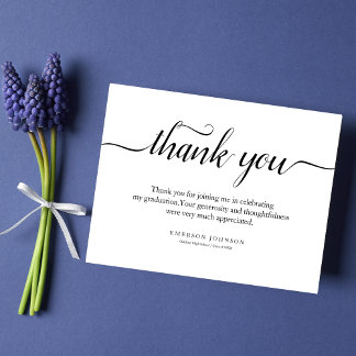 卒業ありがとうThank You Note Card サンキューカード