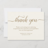 卒業ありがとうThank You Note Card サンキューカード (正面)