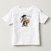 卒業うさぎ  トドラーTシャツ (正面)