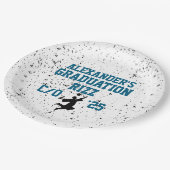 卒業うねり ペーパープレート (アングル)