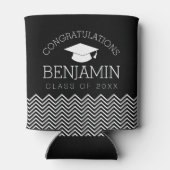 卒業おめでとうございますカラーを編集 缶クーラー (裏面)