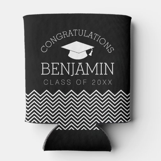 卒業おめでとうございますカラーを編集 缶クーラー (裏面)