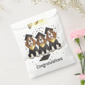 卒業おめでとうございますバセットハウンドッグ フェイバーバッグ (封をした状態)