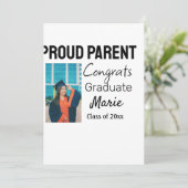 卒業おめでとうございます名前の年文字 シーズンカード (スタンド正面)