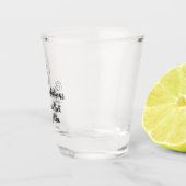 卒業おめでとうございます名前文字年クラス ショットグラス (右)