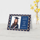 卒業おめでとうございます誇りを持ったカスタム カード (黄色い花)