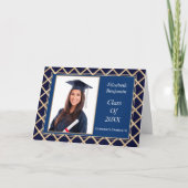 卒業おめでとうございます誇りを持ったカスタム カード (正面)