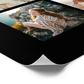 卒業おめでとうございます44フォトコラージュ ポスター (角)