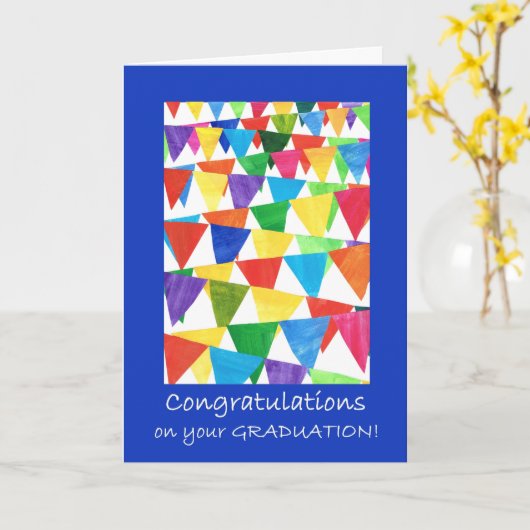 卒業おめでとうございます カード (黄色い花)