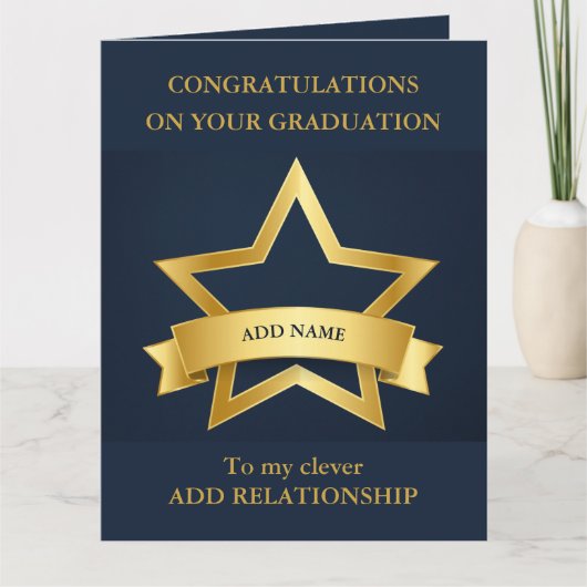 卒業おめでとうございます カード (正面)