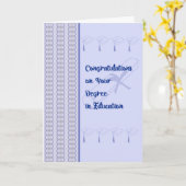 卒業おめでとうございます カード (黄色い花)