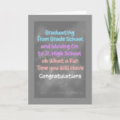 卒業おめでとうございます サンキューカード (正面)