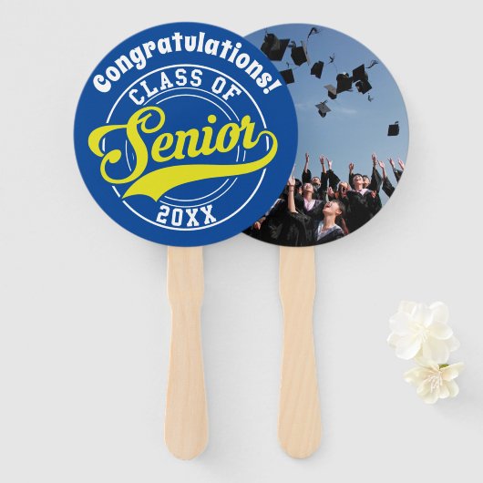 卒業おめでとうございます ハンドファン (正面&裏面)