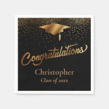 卒業おめでとうございます。ブラックの金ゴールドクラス