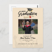 卒業おめでとうございます ポストカード (正面/裏面)