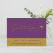 卒業おめでとうございます！｜卒業式招待状 招待状 (スタンド正面)