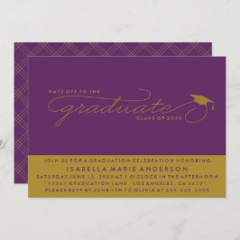 卒業おめでとうございます！｜卒業式招待状 招待状