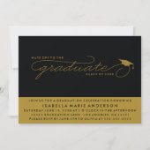 卒業おめでとうございます！｜卒業式招待状 招待状 (正面)