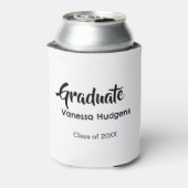 卒業おめでとうございます 名前 日付 年 学年 大学 缶クーラー (缶裏面)