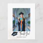 卒業おめでとうございます　感謝の気持ちを写真とともに ポストカード (正面)