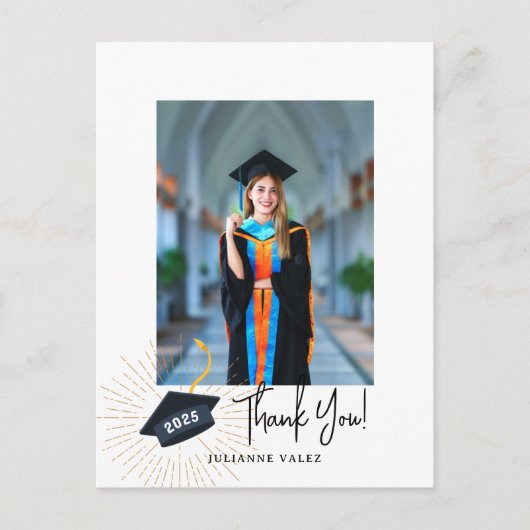 卒業おめでとうございます　感謝の気持ちを写真とともに ポストカード (正面)