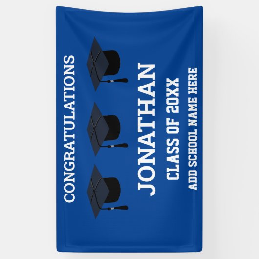 卒業おめでとうございます 横断幕 (縦)