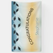 卒業おめでとうござシンプルいます 横断幕 (縦)