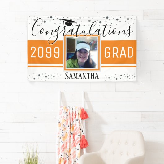 卒業おめでとうエレガントございます。 横断幕 (インサイチュ)