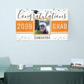 卒業おめでとうエレガントございます。 横断幕 (トレードショー)