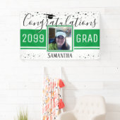 卒業おめでとうエレガント，フォトグリーン 横断幕 (インサイチュ)