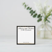 卒業おめでとうカード＆アドバイスカード エンクロージャーカード (スタンド正面)