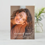 卒業おめでとうカード 招待状 写真カード (スタンド正面)