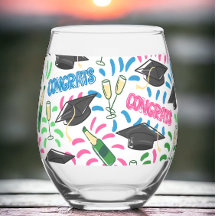 卒業おめでとうシャンパンカラフル紙吹雪