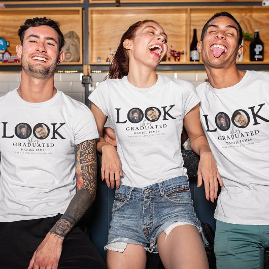 卒業おめでとうフォト卒業 Tシャツ
