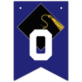 卒業おめでとうブルー バンティングフラッグ (第2の旗)