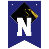 卒業おめでとうブルー バンティングフラッグ (第3の旗)