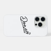 卒業おめでとうミニマルデザイン iPhoneケース (裏面横)