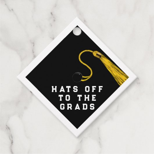 卒業おめでとうメッセージカード フェイバータグ (正面)