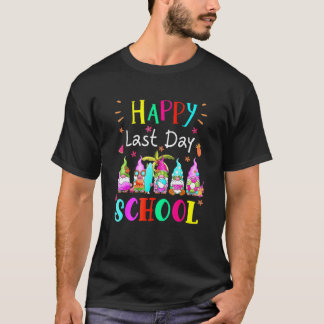卒業おめでとう先生学生最後の学園日 Tシャツ