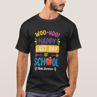 卒業おめでとう先生学生最後の学日 Tシャツ