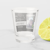 卒業おめでとう写真紙吹雪 ショットグラス (裏面)