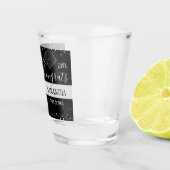 卒業おめでとう写真紙吹雪 ショットグラス (右)