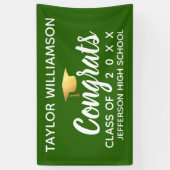 卒業おめでとう大学院修士課程年度追加 横断幕 (縦)