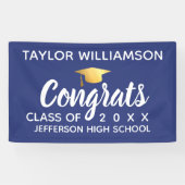 卒業おめでとう大学院修士課程年度追加 横断幕 (横)