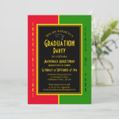 卒業おめでとう民族卒業 招待状 (スタンド正面)