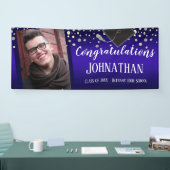 卒業おめでとう紫  横断幕 (トレードショー)