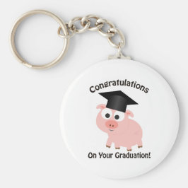 卒業おめでとう豚 キーホルダー